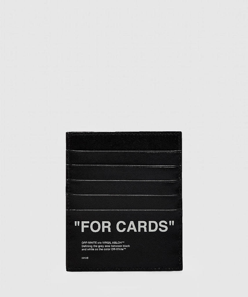 Off White QUOTE CARD HOLDER 3M